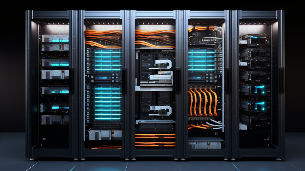Equipamentos de Rede MikroTik em Rack